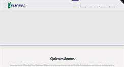 Desktop Screenshot of elipesa.com