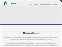 Tablet Screenshot of elipesa.com